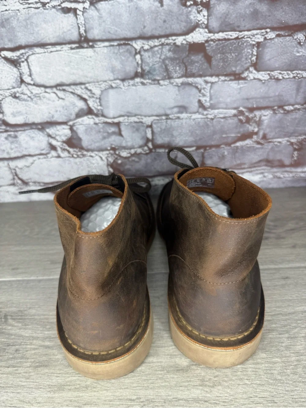 Clarks Originals Chukka Brown Nubuck Leather Desert Boots Men Sz 12M US/46EU